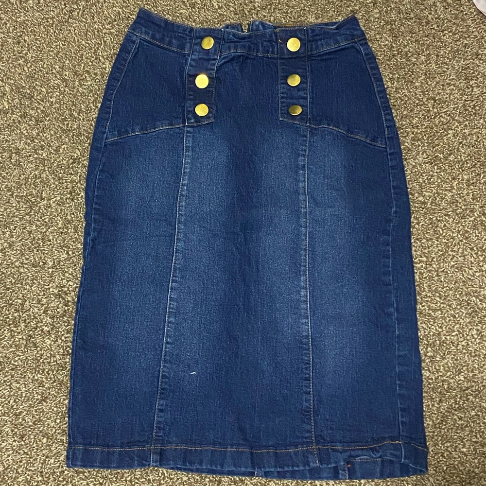 Jean skirt